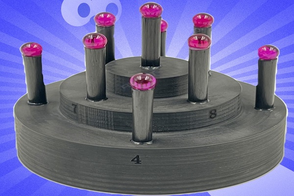 工業CT檢測紅寶石啞鈴球