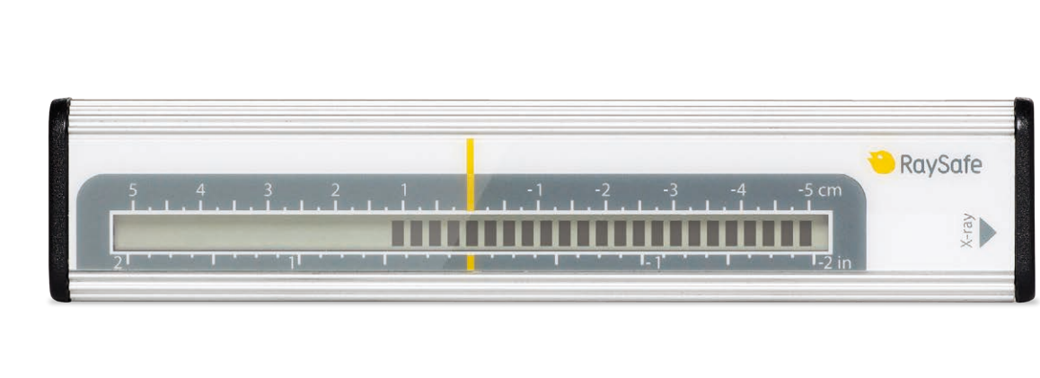 直讀式的指示燈光野和射線野一致性檢測尺